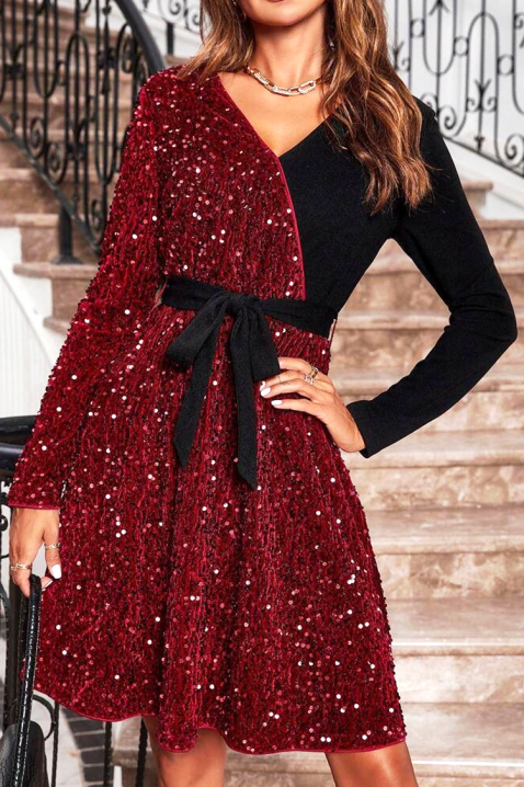 Haljina BENJIADA, Boja: crvena, IVET.RS - Nova Kolekcija