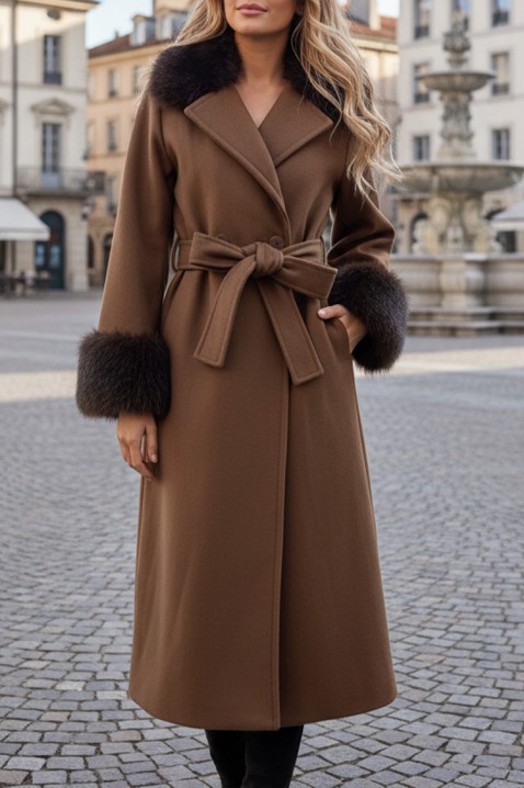 Kaput LUXINDA BROWN, Boja: braon, IVET.RS - Nova Kolekcija