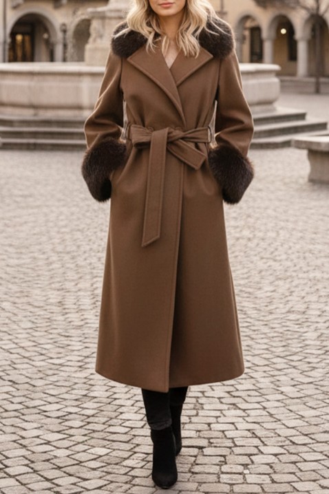 Kaput LUXINDA BROWN, Boja: braon, IVET.RS - Nova Kolekcija