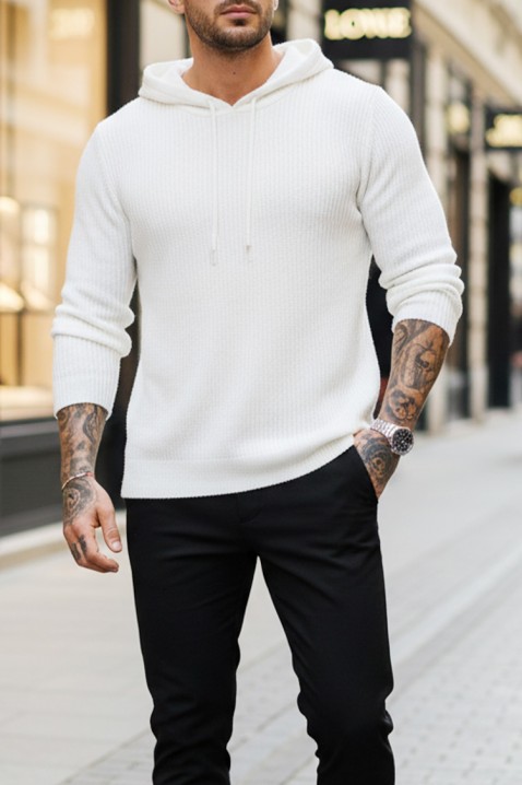 Muški džemper JEROLDO WHITE, Boja: bela, IVET.RS - Nova Kolekcija