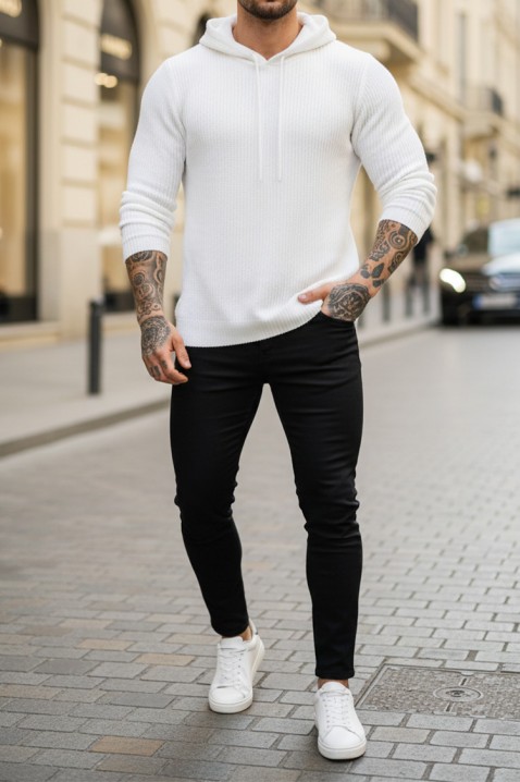 Muški džemper JEROLDO WHITE, Boja: bela, IVET.RS - Nova Kolekcija