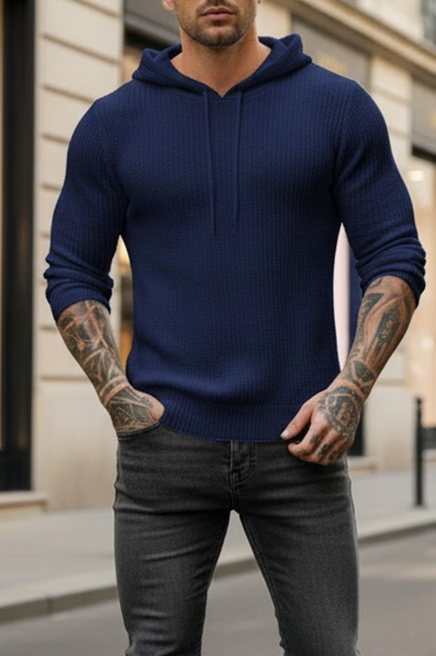 Muški džemper JEROLDO NAVY, Boja: tamnoplava, IVET.RS - Nova Kolekcija