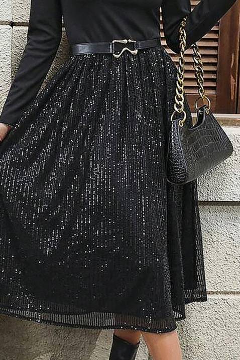 Haljina KARMELOTA, Boja: crna, IVET.RS - Nova Kolekcija