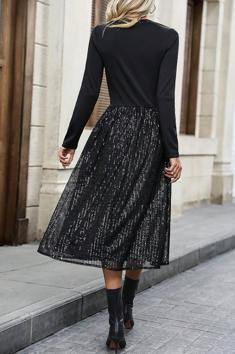 Haljina KARMELOTA, Boja: crna, IVET.RS - Nova Kolekcija