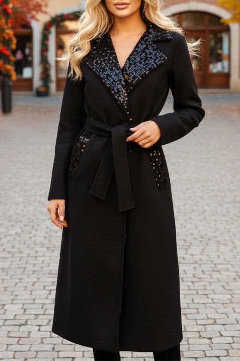 Kaput FLEDILZA BLACK, Boja: crna, IVET.RS - Nova Kolekcija