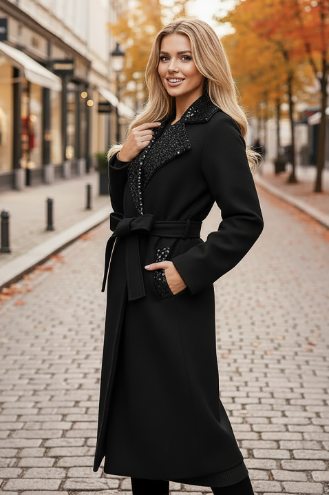 Kaput FLEDILZA BLACK, Boja: crna, IVET.RS - Nova Kolekcija