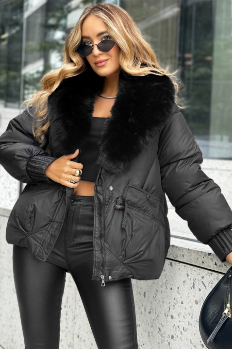 Jakna OZALNDA BLACK, Boja: crna, IVET.RS - Nova Kolekcija