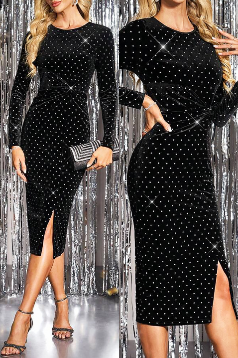 Haljina MENSIARA, Boja: crna, IVET.RS - Nova Kolekcija