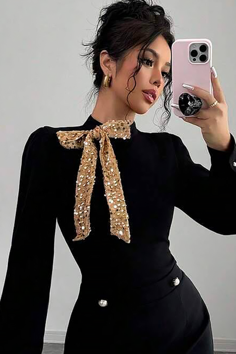 Haljina PANDONA BLACK, Boja: crna, IVET.RS - Nova Kolekcija