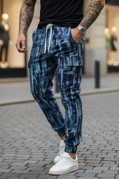 Muške pantalone ZIRMEN BLUE, Boja: plava, IVET.RS - Nova Kolekcija