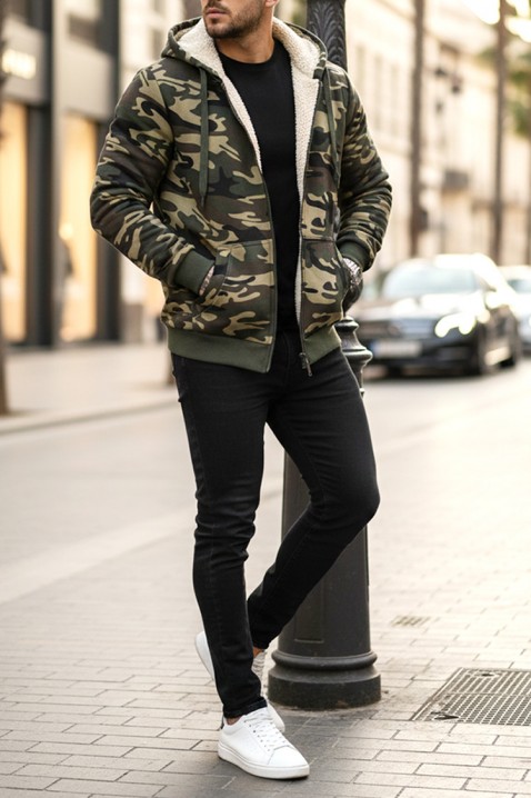 Muška dukserica MORTODO, Boja: kaki, IVET.RS - Nova Kolekcija