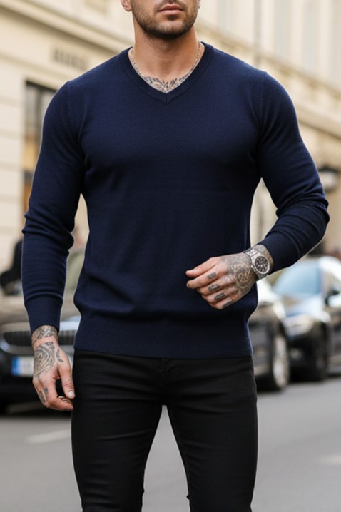 Muški džemper MARKAN NAVY, Boja: tamnoplava, IVET.RS - Nova Kolekcija