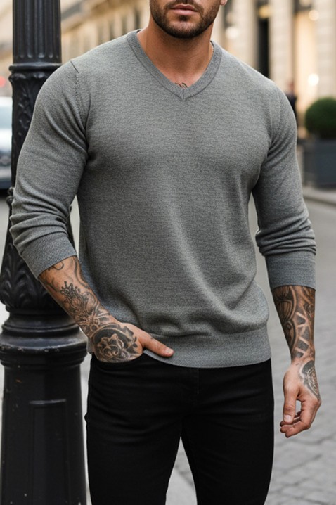 Muški džemper MARKAN GREY, Boja: siva, IVET.RS - Nova Kolekcija