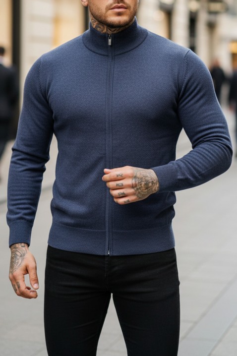 Muška vesta KAROLDI NAVY, Boja: tamnoplava, IVET.RS - Nova Kolekcija