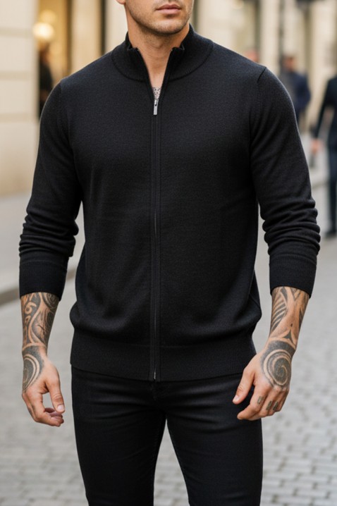 Muška vesta KAROLDI BLACK, Boja: crna, IVET.RS - Nova Kolekcija