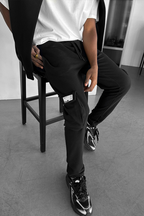 Muške pantalone VOXOR BLACK, Boja: crna, IVET.RS - Nova Kolekcija