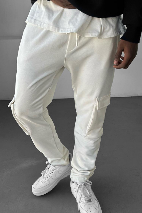 Muške pantalone JOZBER WHITE, Boja: bela, IVET.RS - Nova Kolekcija