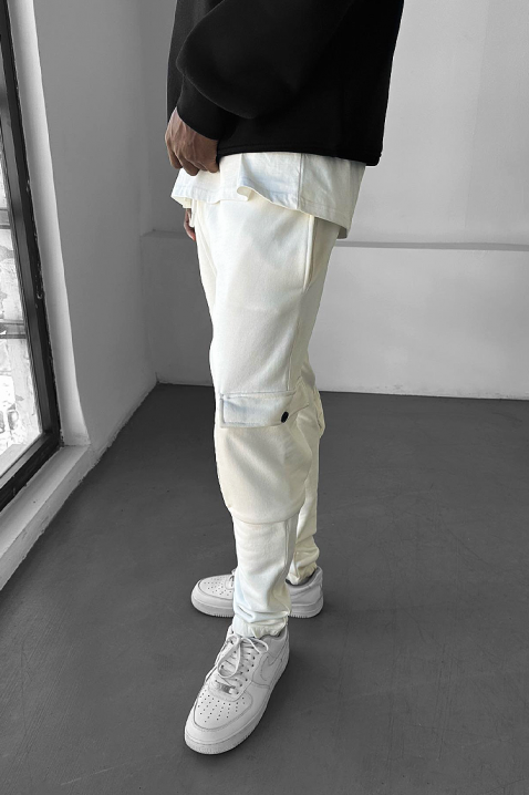 Muške pantalone JOZBER WHITE, Boja: bela, IVET.RS - Nova Kolekcija