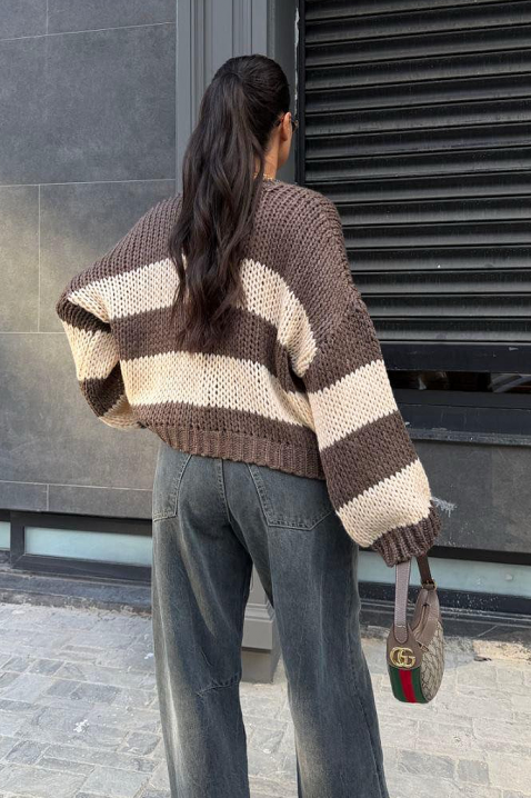 Džemper LARDENZA BROWN, Boja: braon, IVET.RS - Nova Kolekcija