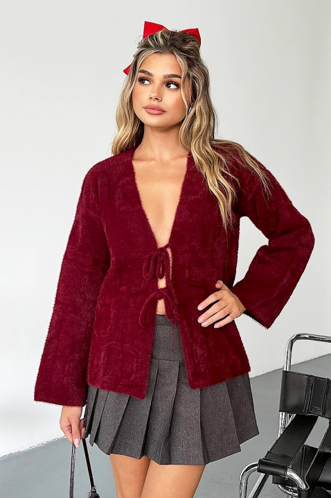 Vesta PLAVINZA, Boja: bordo, IVET.RS - Nova Kolekcija