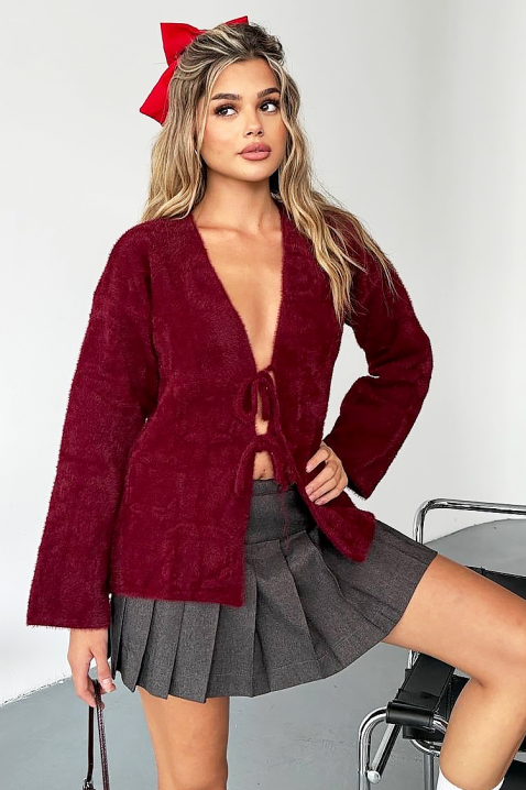 Vesta PLAVINZA, Boja: bordo, IVET.RS - Nova Kolekcija