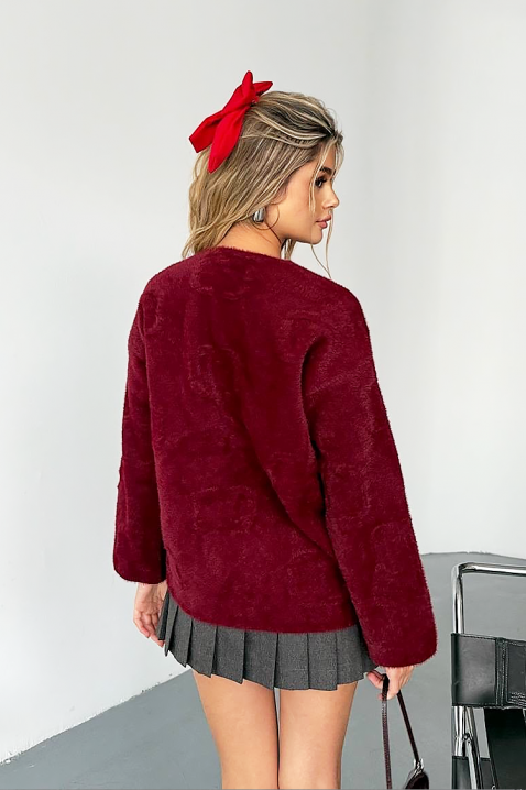 Vesta PLAVINZA, Boja: bordo, IVET.RS - Nova Kolekcija