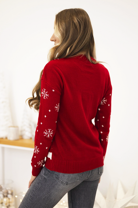 Džemper ROLZONA RED, Boja: crvena, IVET.RS - Nova Kolekcija