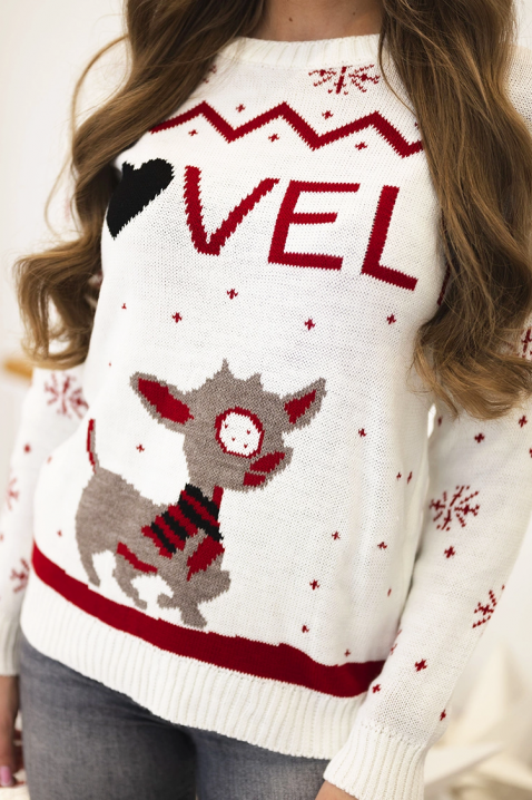 Džemper ROLZONA WHITE, Boja: bela, IVET.RS - Nova Kolekcija