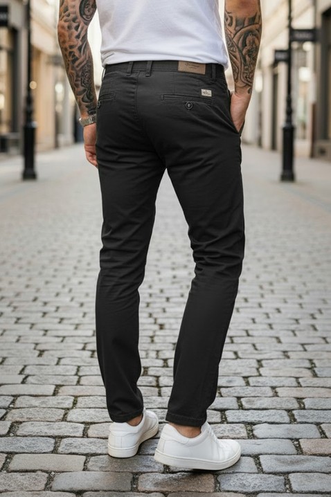 Muške pantalone TELRET BLACK, Boja: crna, IVET.RS - Nova Kolekcija