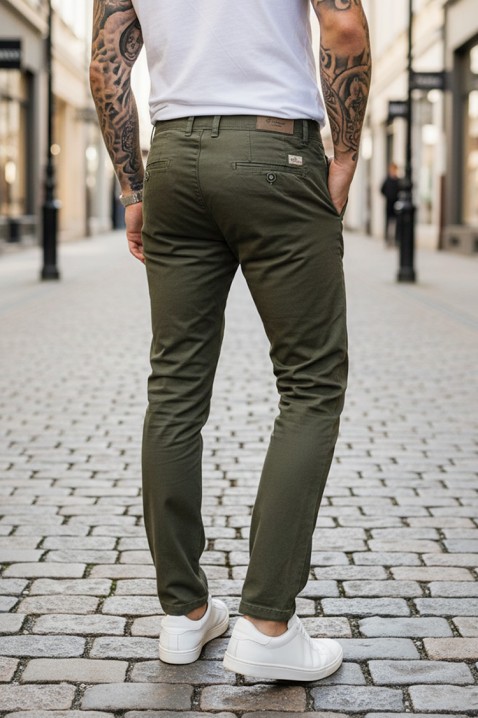 Muške pantalone TELRET KHAKI, Boja: kaki, IVET.RS - Nova Kolekcija