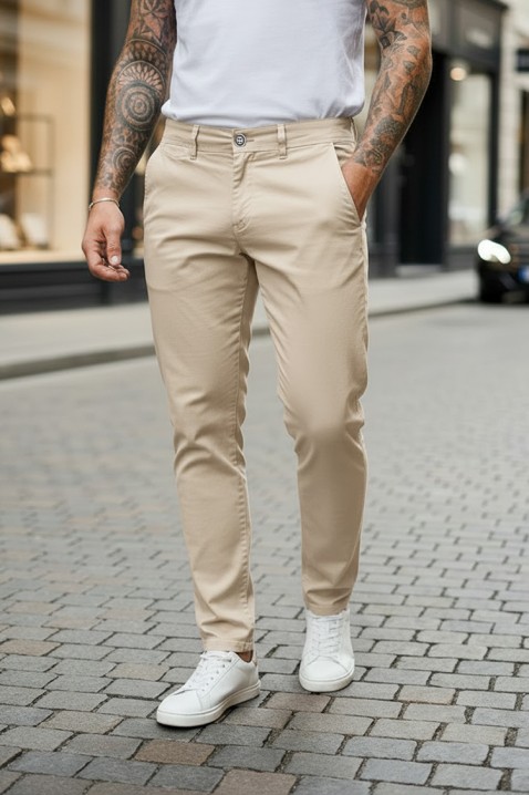 Muške pantalone TELRET BEIGE, Boja: bež, IVET.RS - Nova Kolekcija