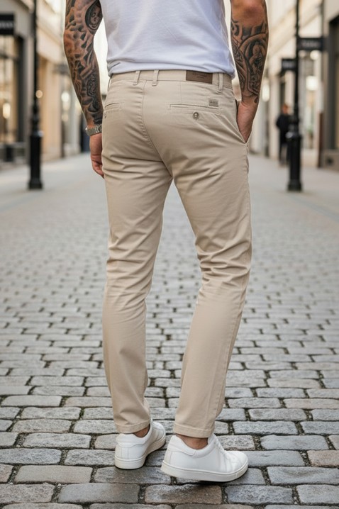 Muške pantalone TELRET BEIGE, Boja: bež, IVET.RS - Nova Kolekcija