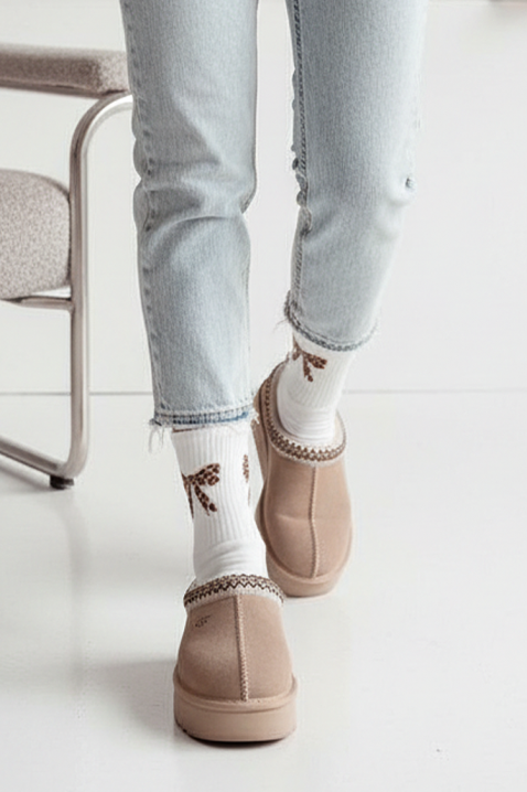 Čarape DERFIONA WHITE, Boja: bela, IVET.RS - Nova Kolekcija