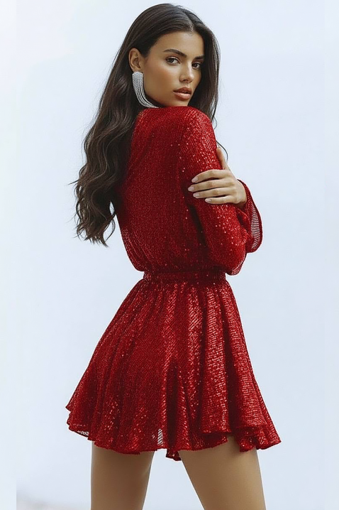 Haljina EROTOLDA RED, Boja: crvena, IVET.RS - Nova Kolekcija