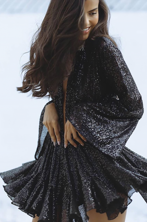 Haljina EROTOLDA BLACK, Boja: crna, IVET.RS - Nova Kolekcija