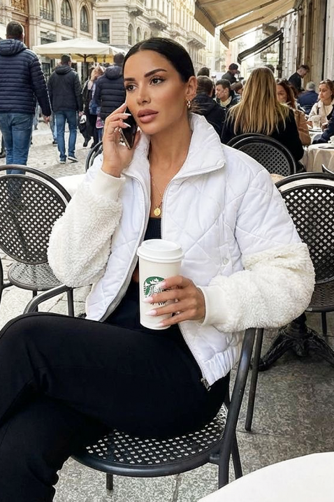 Jakna OHLANDA WHITE, Boja: bela, IVET.RS - Nova Kolekcija