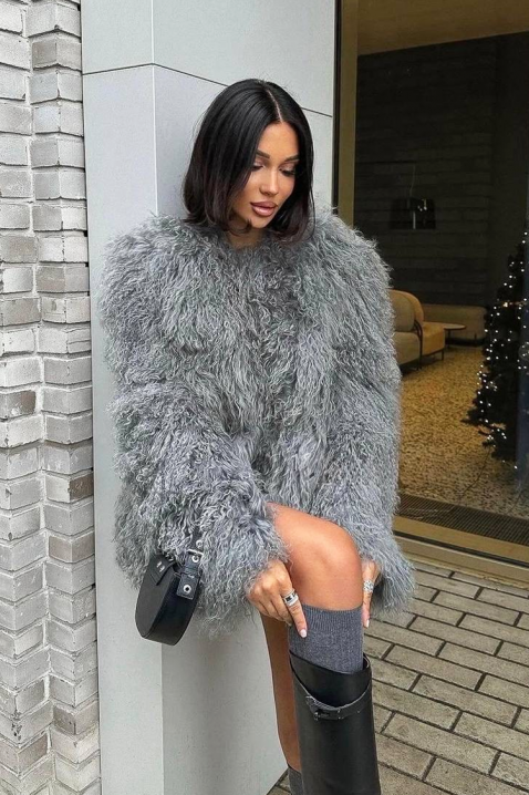 Kaput AMOGLINA, Boja: siva, IVET.RS - Nova Kolekcija