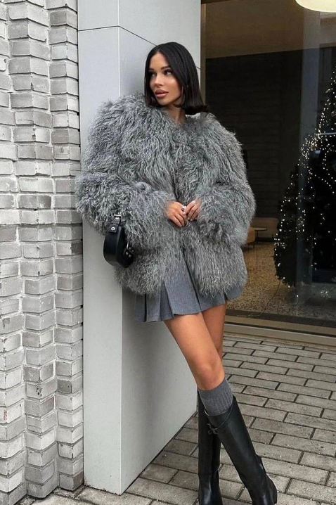 Kaput AMOGLINA, Boja: siva, IVET.RS - Nova Kolekcija