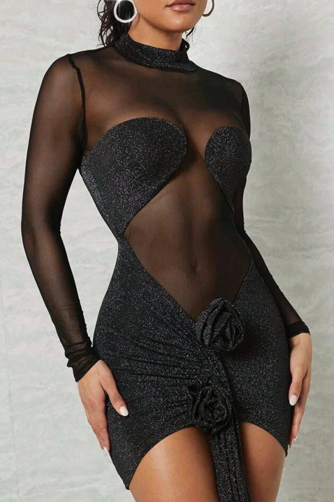 Haljina NAKETINA, Boja: crna, IVET.RS - Nova Kolekcija