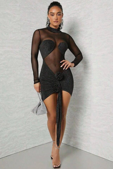 Haljina NAKETINA, Boja: crna, IVET.RS - Nova Kolekcija