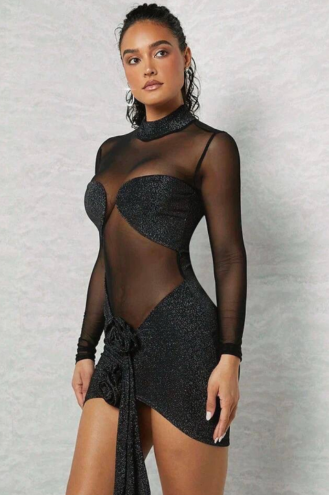 Haljina NAKETINA, Boja: crna, IVET.RS - Nova Kolekcija