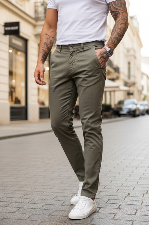 Muške pantalone ROXTER KHAKI, Boja: kaki, IVET.RS - Nova Kolekcija