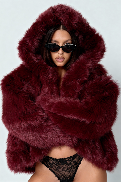 Kaput VANYA BORDO, Boja: bordo, IVET.RS - Nova Kolekcija