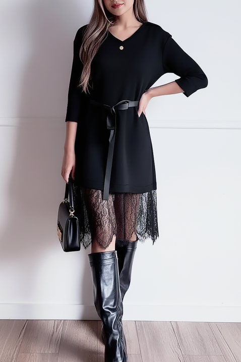 Haljina ANDELONA BLACK, Boja: crna, IVET.RS - Nova Kolekcija