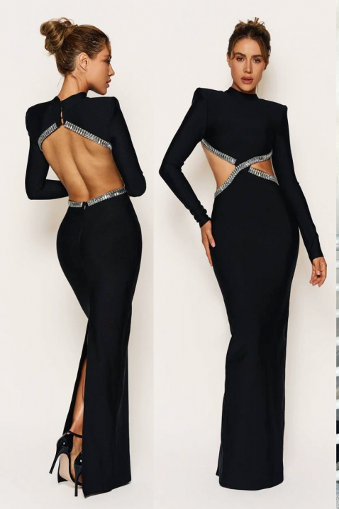 Haljina DRAGORZA, Boja: crna, IVET.RS - Nova Kolekcija