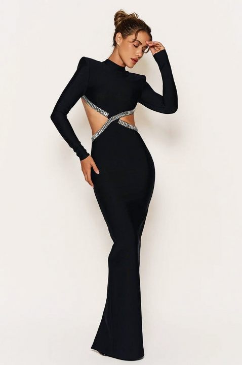 Haljina DRAGORZA, Boja: crna, IVET.RS - Nova Kolekcija