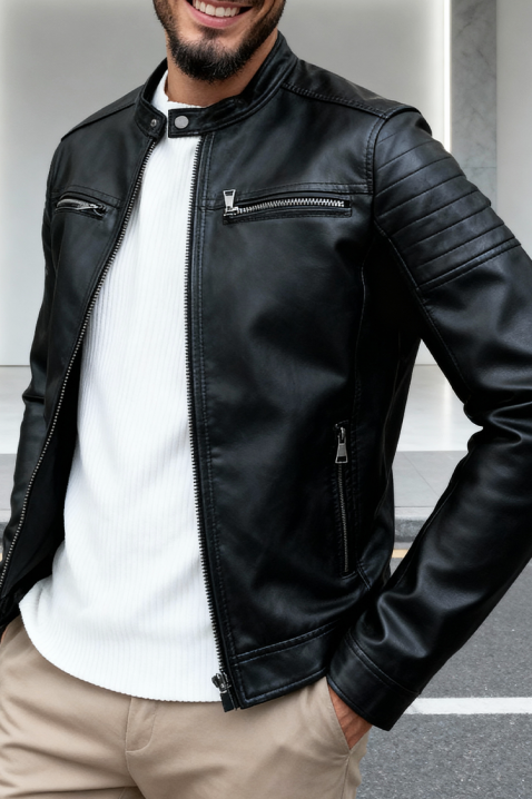 Muška jakna LAFROHO BLACK, Boja: crna, IVET.RS - Nova Kolekcija