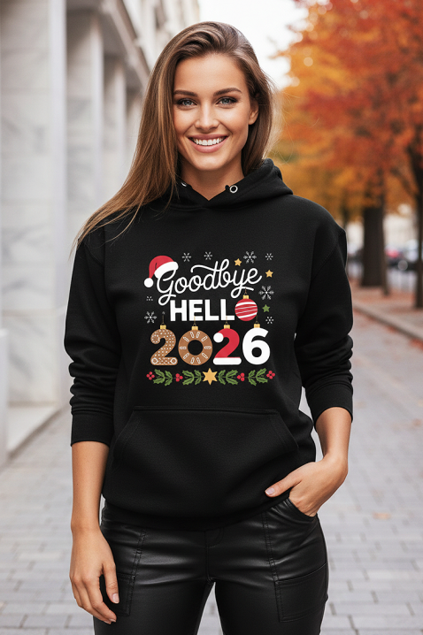 Dukserica MANDIOLSA, Boja: crna, IVET.RS - Nova Kolekcija