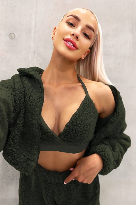 Komplet PULVENDA KHAKI, Boja: kaki, IVET.RS - Nova Kolekcija