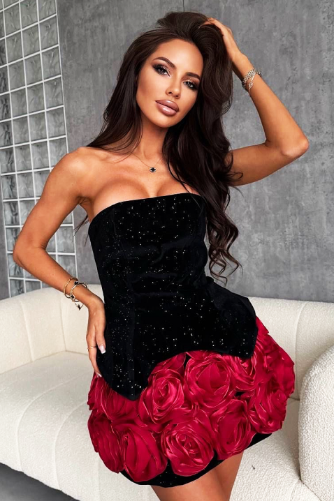 Haljina ROSENSA RED, Boja: crvena, IVET.RS - Nova Kolekcija